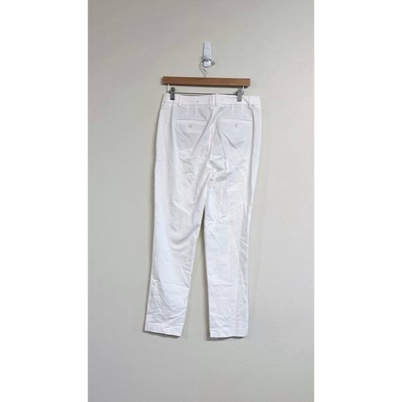 NWT Talbots White High-Waist Straight Dress Pants 6 - Picture 4 of 11